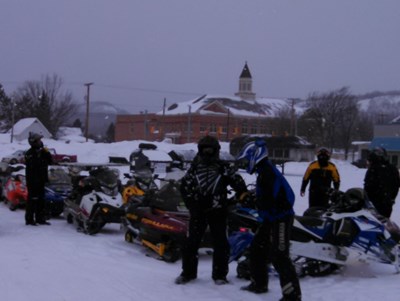 Snowmobiling for a Good Cause